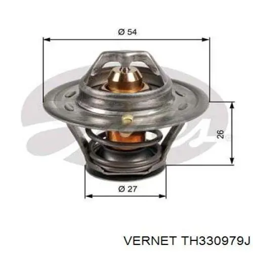 5000815791 Renault (RVI) termostato, refrigerante