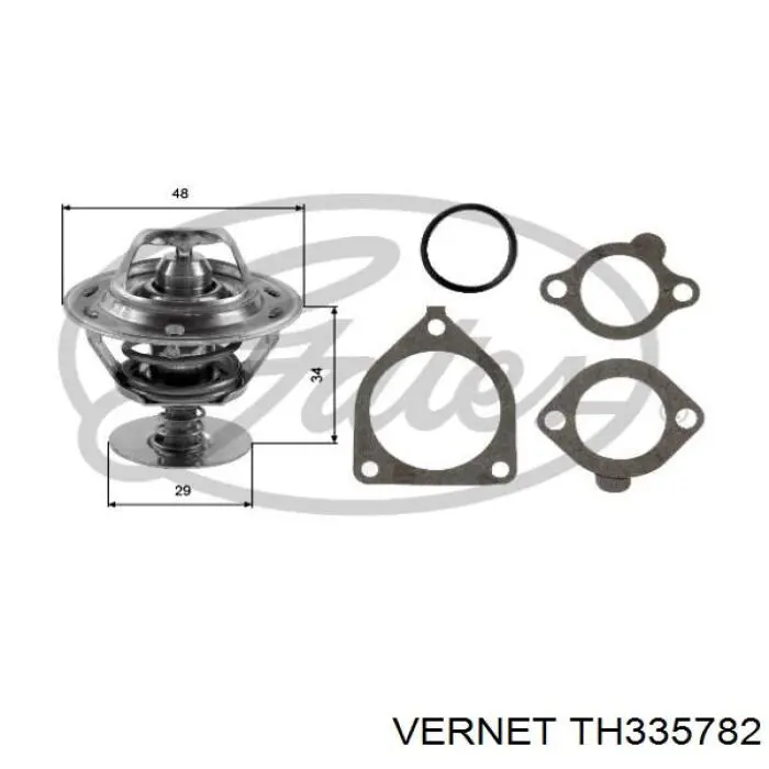 TH335782 Vernet Termostato de agua