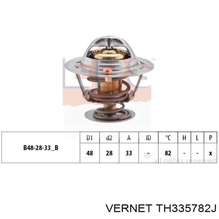 Termostato Vernet TH335782J precio, desde 12,22 EUR