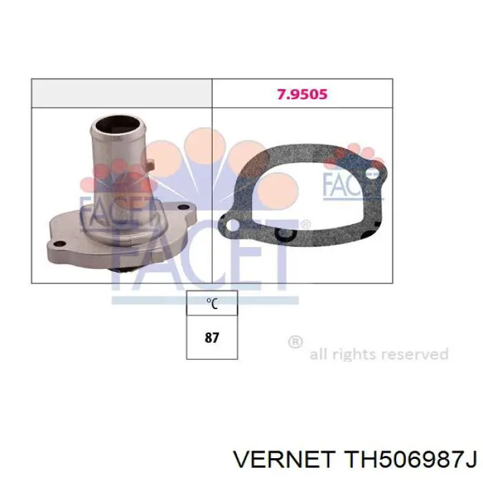 Termostato Vernet TH506987J precio, desde 10,44 EUR