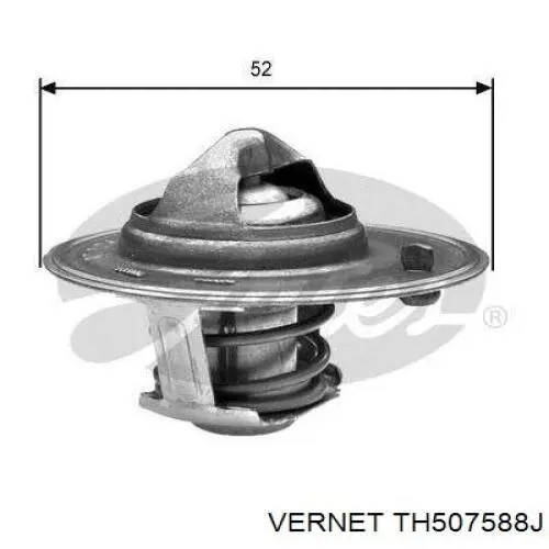 TH5075.88J Vernet termostato, refrigerante