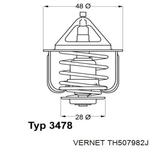 Termostato TH507982J Vernet