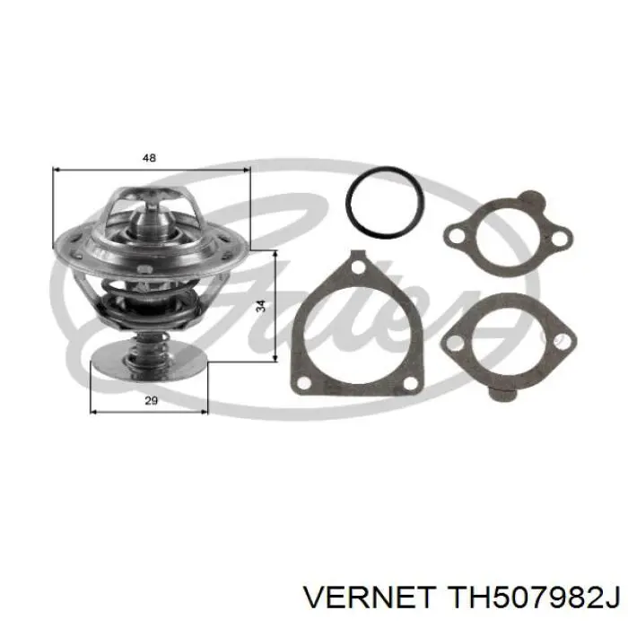TH5079.82J Vernet termostato