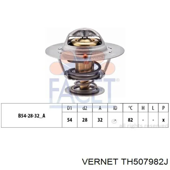 Termostato Vernet TH507982J precio, desde 5,87 EUR