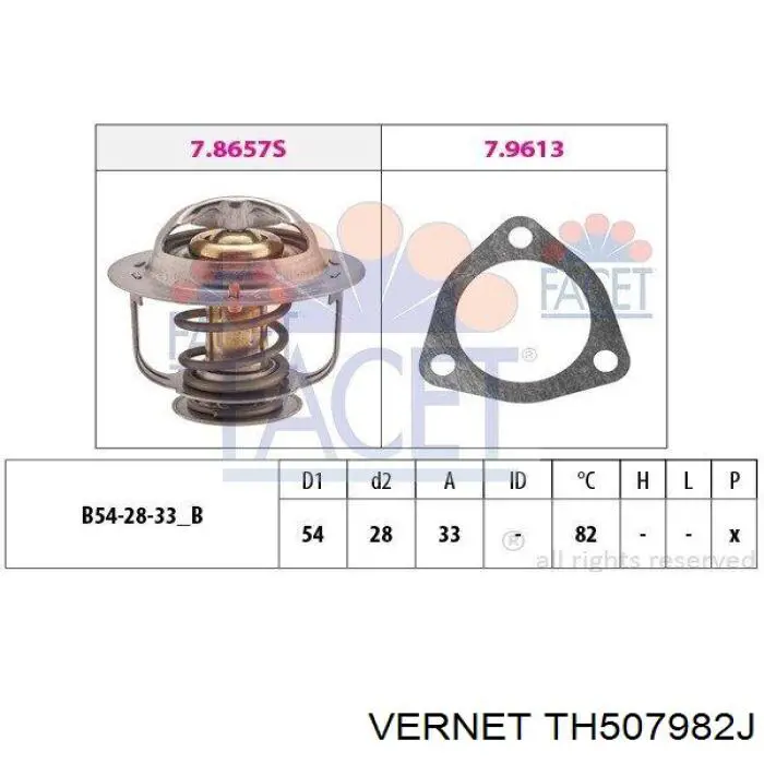 Comprar TH507982J Vernet Termostato