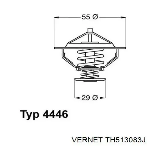 TH5130.83J Vernet termostato, refrigerante