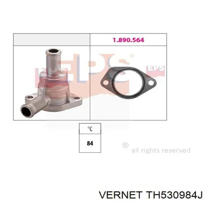 TH5309.84J Vernet termostato