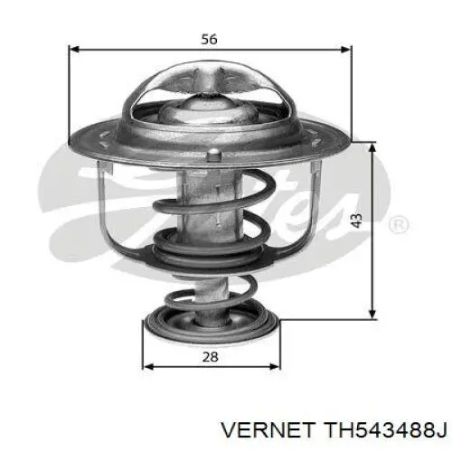 TH5434.88J Vernet termostato