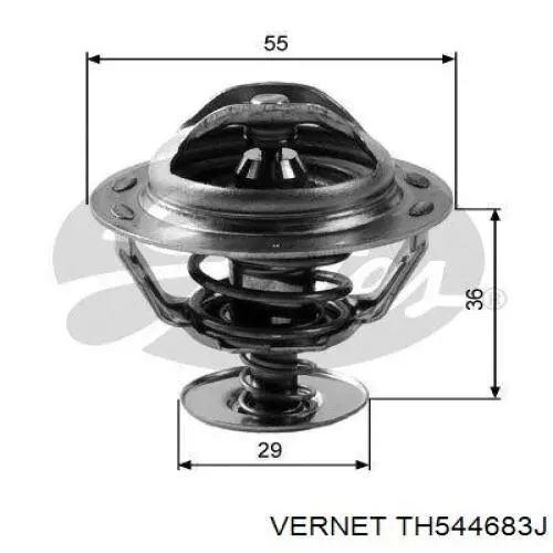 TH5446.83J Vernet termostato, refrigerante