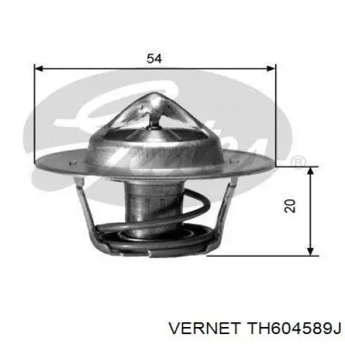 TH6045.89J Vernet termostato, refrigerante