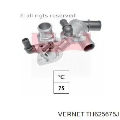 TH6256.75J Vernet termostato, refrigerante