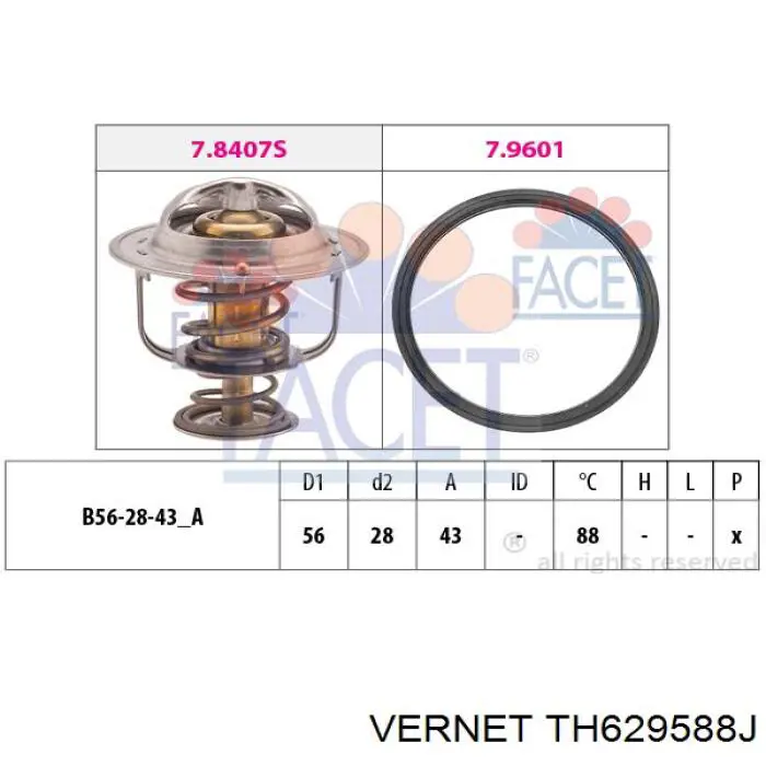 TH6295.88J Vernet termostato
