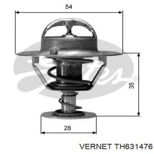 TH6314.76 Vernet termostato