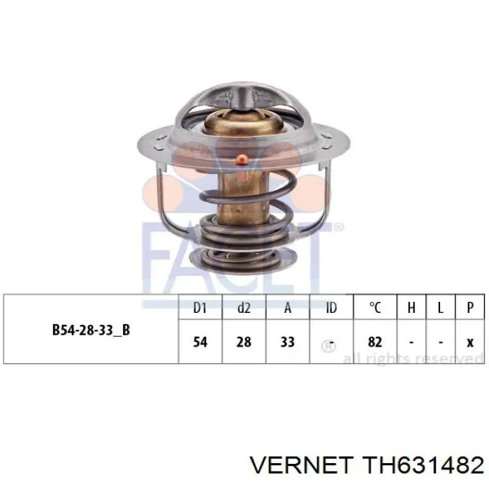TH6314.82 Vernet termostato
