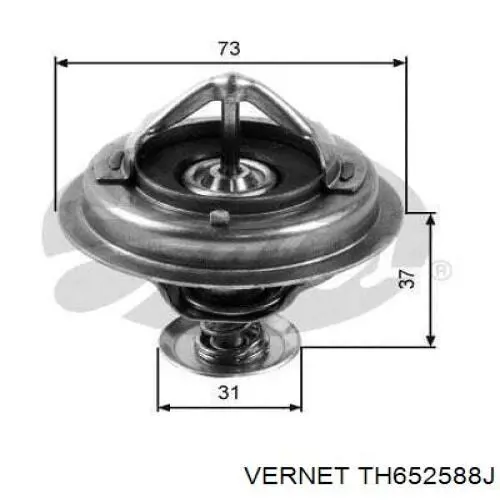 TH6525.88J Vernet termostato