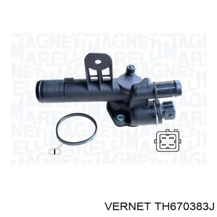 Termostato, refrigerante Nissan Tiida C11X