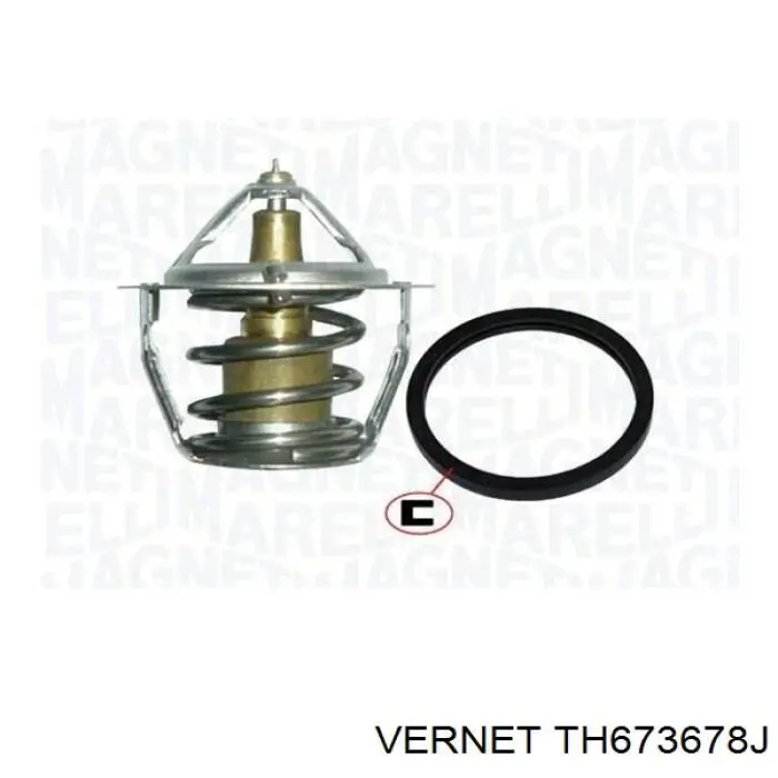 Termostato refrigerante Metalcaucho 30306