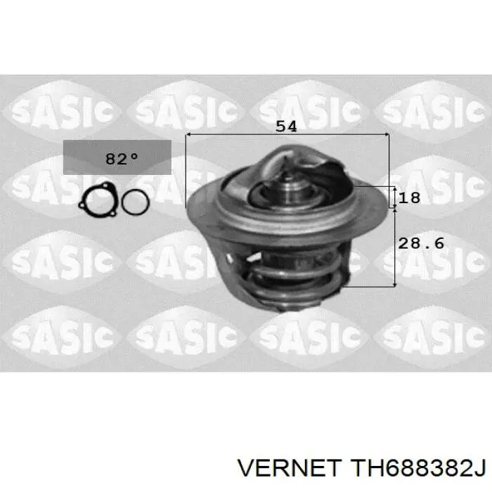 Termostato Vernet TH688382J precio, desde 23,69 EUR
