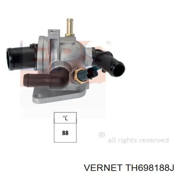 TH6981.88J Vernet termostato