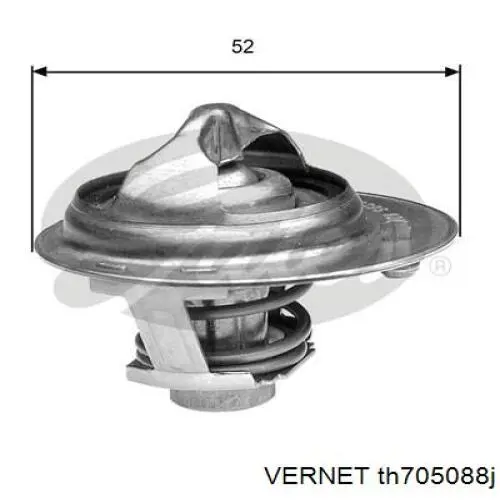Termostato refrigerante Pierburg TH705088J