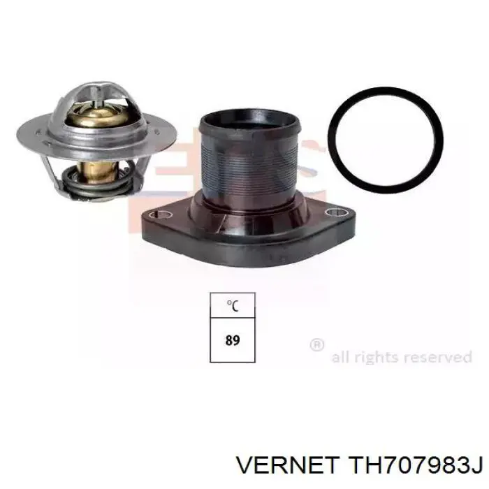 Caja de termostato TH707983J Vernet