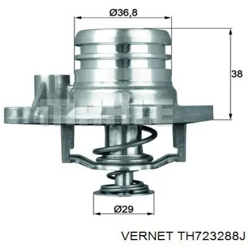 Termostato Vernet TH723288J precio, desde 23,44 EUR