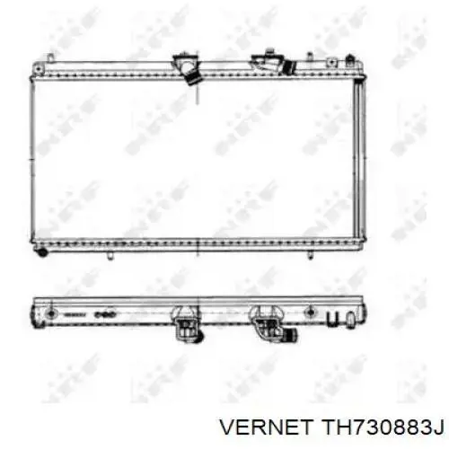 TH730883J Vernet caja del termostato