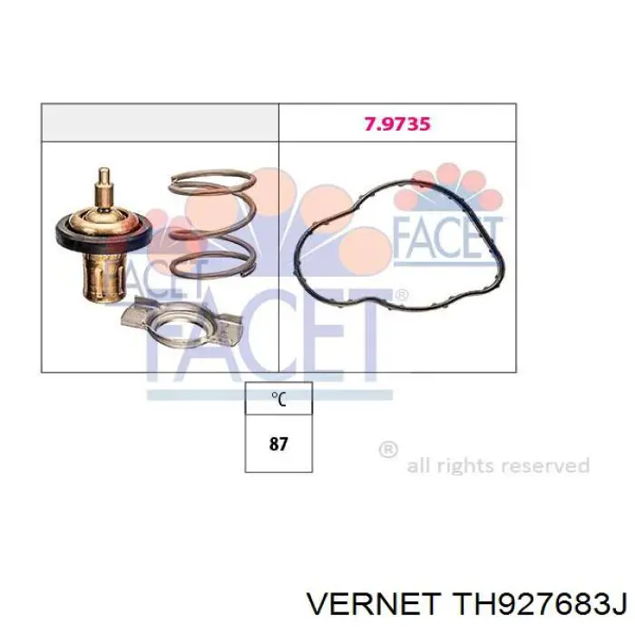 Comprar TH927683J Vernet Termostato
