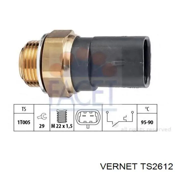TS2612 Vernet sensor de temperatura