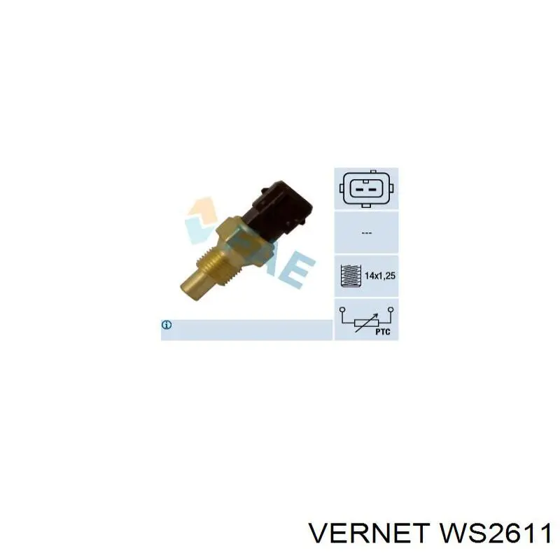 Sensor de temperatura WS2611 Vernet