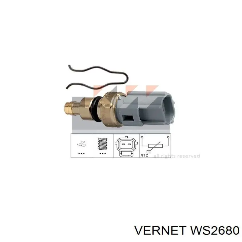 Comprar WS2680 Vernet Sensor de temperatura de agua