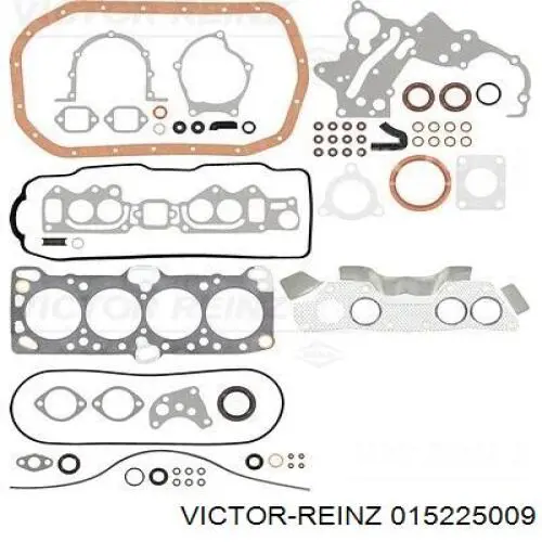 MD997107 Mitsubishi juego de juntas de motor, completo