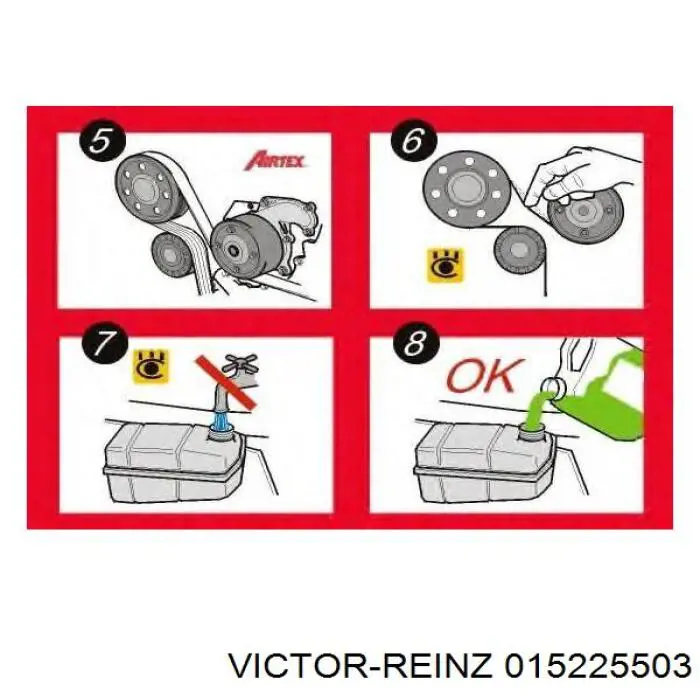 01-52255-03 Victor Reinz juego de juntas de motor, completo