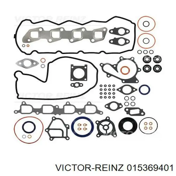 Kit completo de juntas del motor para Nissan Pathfinder (R51M)