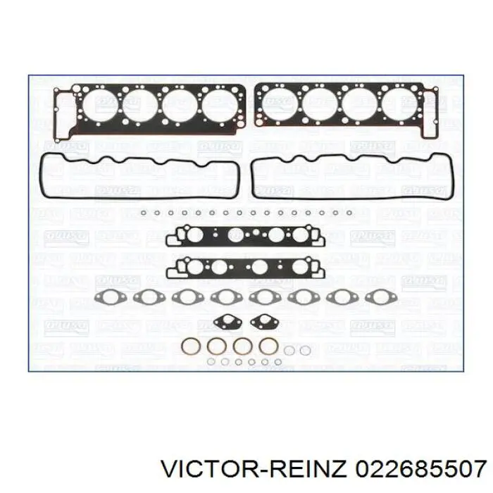 02-26855-07 Victor Reinz juego de juntas de motor, completo, superior