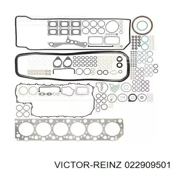 Juego de juntas superiores de motor Victor Reinz 022909501 precio, desde 230,06 EUR