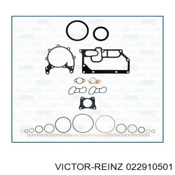 022910501 Victor Reinz juego de juntas de motor, completo, superior