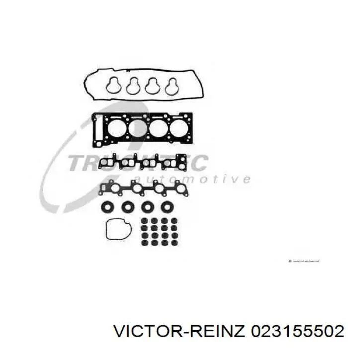 Juego de juntas de motor, completo, superior VICTOR REINZ 023155502
