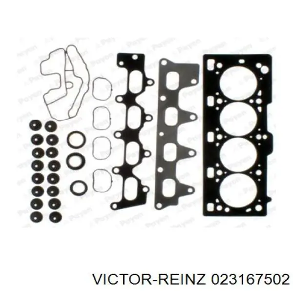 02-31675-02 Victor Reinz juego de juntas de motor, completo, superior