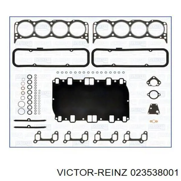 023538001 Victor Reinz juego de juntas de motor, completo, superior