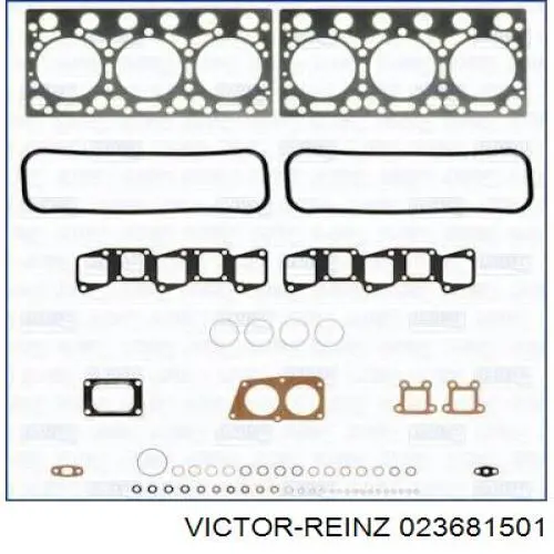 50 01 834 963 Renault (RVI) juego de juntas de motor, completo, superior