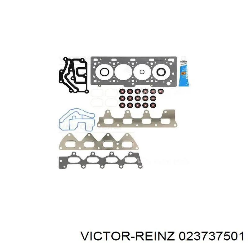 Kit de juntas de motor, completo, superior Glaser D3713100
