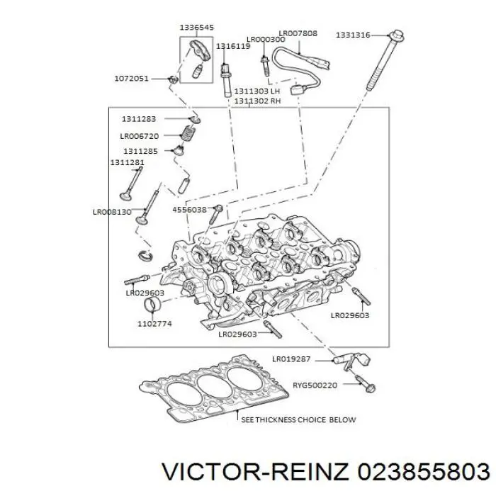 Juego de juntas superiores de motor Victor Reinz 023855803 precio, desde 118,58 EUR