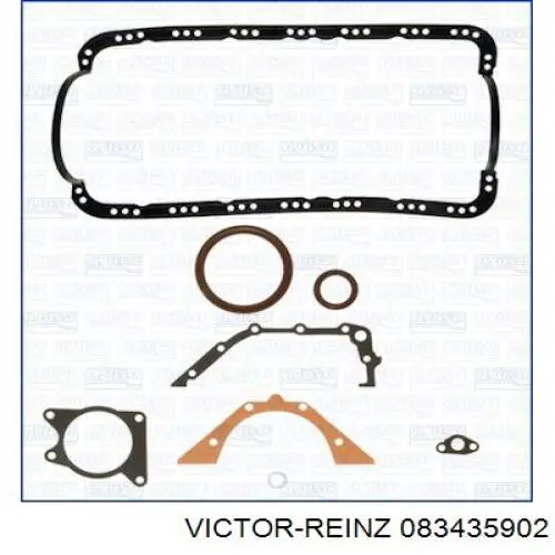 83435902 Victor Reinz juego completo de juntas, motor, inferior