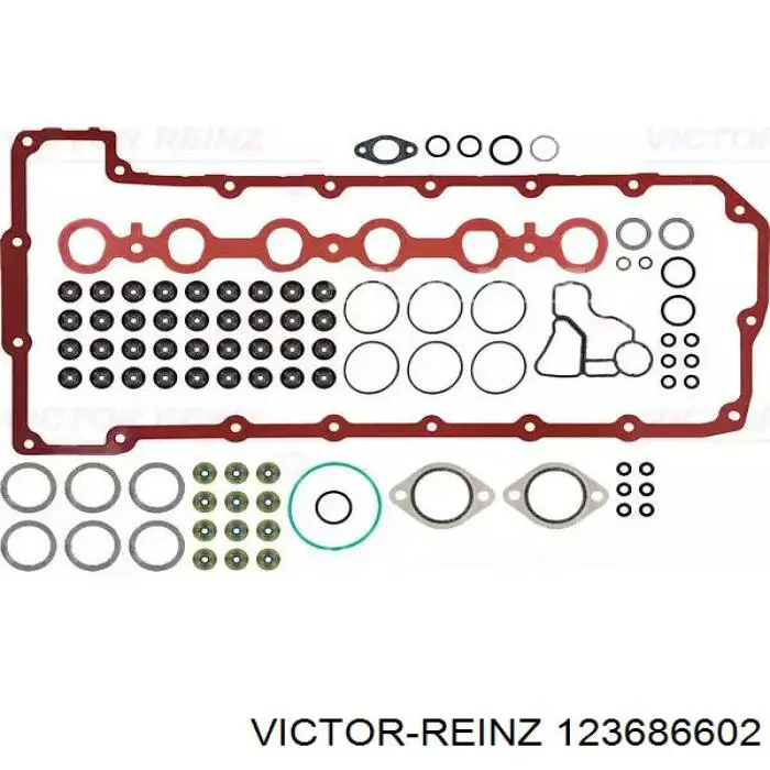 12-36866-02 Victor Reinz sello de aceite de valvula (rascador de aceite Entrada/Salida Kit De Motor)