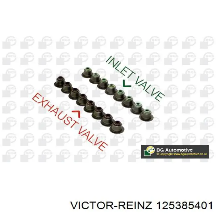 125385401 Victor Reinz sello de aceite de valvula (rascador de aceite Entrada/Salida Kit De Motor)