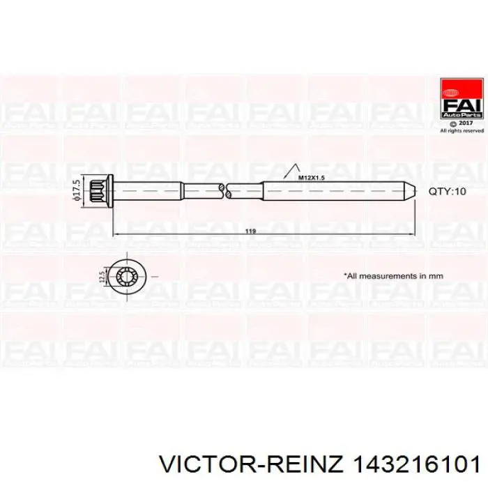 Juego tornillos culata Renault (RVI) 770083008 precio, desde 20,83 EUR