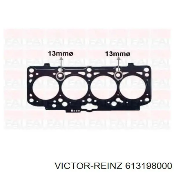 Juntas de culata Victor Reinz 613198000 precio, desde 35,84 EUR