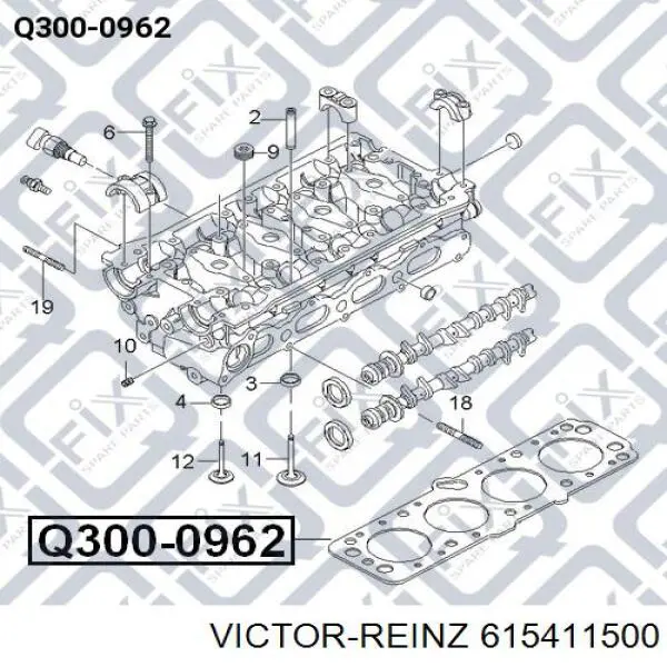 Juntas de culata Victor Reinz 615411500 precio, desde 38,80 EUR
