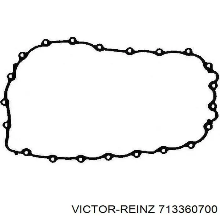 71-33607-00 Victor Reinz junta, cárter de aceite, semicírculo delantero